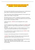 LEO MIDTERM VERIFIED EXAM QUESTIONS AND ANSWERS - LATEST VERSION 2026&sol;2027