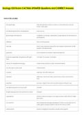 Zoology 523 Exam 3 ACTUAL UPDATED Questions and CORRECT Answers 