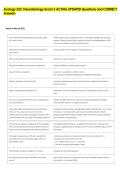 Zoology 523&colon; Neurobiology Exam 3 ACTUAL UPDATED Questions and CORRECT &NewLine;Answers 