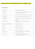 Zoology 523 Exam 3 ACTUAL UPDATED Questions and CORRECT Answers