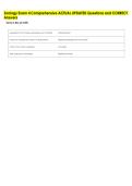 Zoology Exam 4 Comprehensive ACTUAL UPDATED Questions and CORRECT &NewLine;Answers