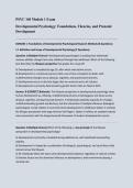 PSYC 140 Module 1 Exam&NewLine;Developmental Psychology&colon; Foundations&comma; Theories&comma; and Prenatal Development&NewLine;
