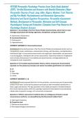 PSY260 Personality Psychology Practice Exam Study Guide Updated 2026 &vert;  Verified Questions and Answers with Detailed Rationales &vert; Major Personality Theories &lpar;Freud&comma; Jung&comma; Adler&comma; Rogers&comma; Maslow&rpar;&comma; Trait Theories and Big Five Model&comma; Psychodynamic and Humanis