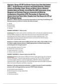 Respiratory Therapy CRT RRT Certification Practice Exam Study Guide Updated 2026 