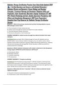 Radiation Therapy Certification Practice Exam Study Guide Updated 2026 