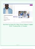Back  Pain  Case  Study  &lpar;55  year  old  Male&rpar;    Week  9  i-Human    Complete  SOAP  &plus;  Treatment  Plan    A&plus;  Premium