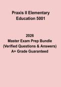 Praxis II Elementary Education 5001 Practice Test &ndash; Exam Questions&comma; Answers & Study Guide PDF