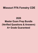 Missouri FFA Forestry CDE PDF &vert; Forestry Contest Study Guide & Practice Questions