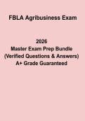 FBLA Agribusiness PDF &vert; Study Guide & Practice Questions for Competition Prep