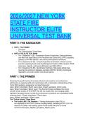 2026&sol;2027 New York State Fire Instructor Elite Test Bank &lpar;88 Q&A&rpar; &vert; NYS OFPC&comma; NFPA 1020 & Acadis LMS Exam Prep