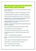 BIO 235 Final &vert; Questions & Answers &vert;&NewLine;Study Pack &vert; 100&percnt; Accurate&NewLine;