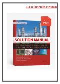 Complete Solution Manual for Elementary Principles of Chemical Processes 4th Edition by Richard M&period; Felder&comma;