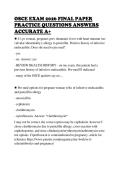 OSCE EXAM 2026 FINAL PAPER &NewLine;PRACTICE QUESTIONS ANSWERS &NewLine;ACCURATE A&plus; 