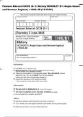 Pearson Edexcel GCSE &lpar;9&ndash;1&rpar; History BOOKLET P2&colon; British America&comma; &NewLine;1713&ndash;83&colon; empire and revolution &lpar;1H10&sol;P2&rpar; 