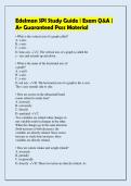 Edelman SPI Study Guide &vert; Exam Q&A &vert;&NewLine;A&plus; Guaranteed Pass Material