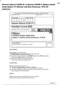 Pearson Edexcel GCSE &lpar;9&ndash;1&rpar; History PAPER 3&colon; Modern depth study &NewLine;Option 30&colon; Russia and the Soviet Union&comma; 1917&ndash;41 &lpar;1H10&sol;30&rpar;