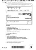 Pearson Edexcel Level 1&sol;Level 2 GCSE &lpar;9&ndash;1&rpar; Italian PAPER 3&colon; &NewLine;Reading and understanding in Italian Foundation Tier &NewLine;&lpar;1IN0&sol;3F&rpar;