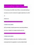ACHE BOG Practice Exam 2026 questions and 100&percnt; verified answers