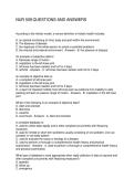 NUR 509 QUESTIONS AND ANSWERS