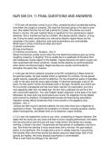 NUR 509 CH&period; 11 FINAL QUESTIONS AND ANSWERS