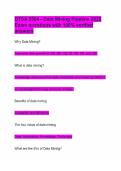 DTSA 5504 - Data Mining Pipeline 2026 Exam questions with 100&percnt; verified answers &NewLine;