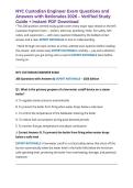 NYC Custodian Engineer Exam Questions and Answers with Rationales 2026 &ndash; Verified Study Guide &plus; Instant PDF Download