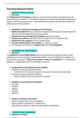 Class notes Research 