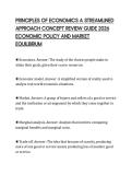 PRINCIPLES OF ECONOMICS A STREAMLINED &NewLine;APPROACH CONCEPT REVIEW GUIDE 2026 &NewLine;ECONOMIC POLICY AND MARKET &NewLine;EQUILIBRIUM