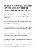 PRINCIPLES OF ECONOMICS A STREAMLINED &NewLine;APPROACH LEARNING WORKBOOK 2026 &NewLine;SUPPLY DEMAND AND MARKET STRUCTURES