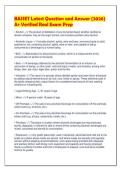 BASSET Latest Question and Answer &lpar;2026&rpar;&NewLine;A&plus; Verified Real Exam Prep