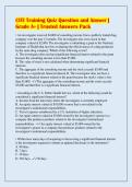 CITI Training Quiz Question and Answer &vert;&NewLine;Grade A&plus; &vert; Trusted Answers Pack