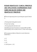 RODAKS HEMATOLOGY CLINICAL PRINCIPLES &NewLine;AND APPLICATIONS COMPREHENSIVE STUDY &NewLine;GUIDE 2026 BLOOD SCIENCE AND &NewLine;HEMATOLOGY PRINCIPLES
