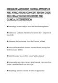 RODAKS HEMATOLOGY CLINICAL PRINCIPLES &NewLine;AND APPLICATIONS CONCEPT REVIEW GUIDE &NewLine;2026 HEMATOLOGIC DISORDERS AND &NewLine;CLINICAL INTERPRETATION 