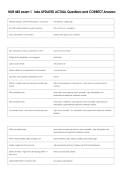 NUR 445  Bundled Exam Questions WITH  CORRECT Answers