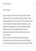 Math 215 Midterm 2 ACTUAL EXAM LATEST UPDATE THIS YEAR QUESTIONS AN DETAILED ANSWERS&period;pdf&NewLine;&NewLine;