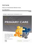 TEST BANK&lowbar;&lowbar;Primary Care&colon; Interprofessional Collaborative Practice 7th Edition by Terry Mahan Buttaro &comma; ISBN&colon; 9780323935845 &vert; All Chapters Complete &lpar;Questions with Rationalized Answers&rpar;&vert; Guide A&plus;