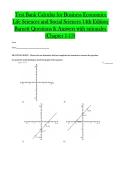 Calculus for Business&comma; Economics&comma; Life Sciences & Social Sciences 14th Edition by Barnett Test Bank &vert; Chapters 1&ndash;13 Questions&comma; Answers & Rationales &vert; Verified PDF