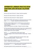 APPRENTICE LINEMAN PRACTICE EXAM QUESTIONS AND DETAILED SOLUTIONS 2026&period;&NewLine;&NewLine;