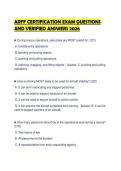 ARFF CERTIFICATION EXAM QUESTIONS AND VERIFIED ANSWERS 2026&period;&NewLine;&NewLine;
