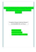Global Marketing 8th Edition by Svend Hollensen Test Bank &vert; All Chapters Questions & Answers &vert; Accredited PDF &vert; Latest 2025&ndash;2026