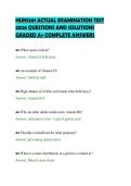 HUN1201 ACTUAL EXAMINATION TEST&NewLine;2026 QUESTIONS AND SOLUTIONS&NewLine;GRADED A&plus; COMPLETE ANSWERS&NewLine;
