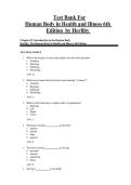 Human Body in Health and Illness 6th Edition by Barbara Herlihy Test Bank &vert; Chapters 1&ndash;27 Questions & Answers &vert; Verified PDF &vert; Latest Version