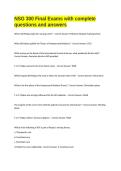 NSG 300 Final Exams with complete questions and answers&period;docx