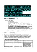 Ultimate 2026&sol;2027 Ohio Fire Instructor Test Bank & Exam Prep &vert; NFPA 1020 & NFPA 1400 Standards