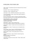 IB ESS EXAM STUDY GUIDE 2026