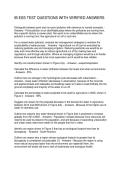 IB ESS TEST QUESTIONS WITH VERIFIED ANSWERS