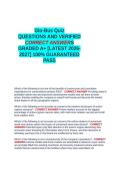 Glo-Bus Quiz QUESTIONS AND VERIFIED CORRECT ANSWERS GRADED A&plus; -LATEST 2026-2027- 100- GUARANTEED PASS&period;docx&NewLine;&NewLine;