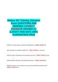 Globus 201 Training Entrance EXAM QUESTIONS AND VERIFIED CORRECT ANSWERS GRADED A&plus; -LATEST 2026-2027- 100- GUARANTEED PASS&period;docx&NewLine;&NewLine;