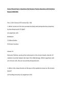 Emory Wound Exam 1 Questions And Answers Practice Questions with Solutions Newest 2026 2027&period;