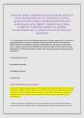 NURS 5461 ADULT GERONTOLOGY FINAL EXAM 2026&sol;2027 & STUDY GUIDE COMPLETE ACCURATE EXAM ACTUAL QUESTIONS AND CORRECT ANSWERS WITH DETAILED RATIONALES &lpar;100&percnt; CORRECT VERIFIED SOLUTIONS&rpar; CURRENTLY UPDATED VERSION 2026 EDITION &vert;GUARANTEED PASS A&plus; &vert;APPROVED NURS